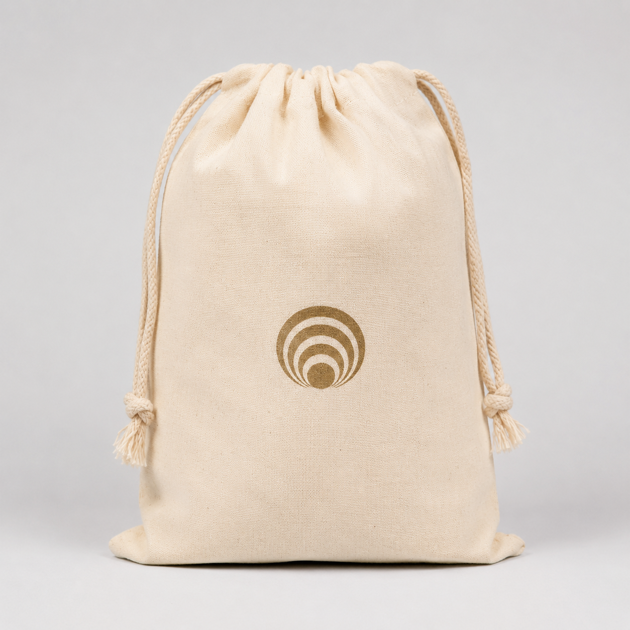Custom printed cotton drawstring dust bag