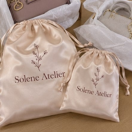 Branded dust bags with logo