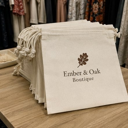 Custom printed dust bags in bulk