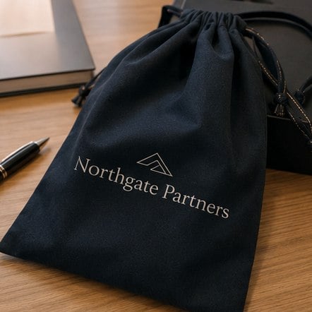 Customized dust bags for corporate gifting — northgate partners