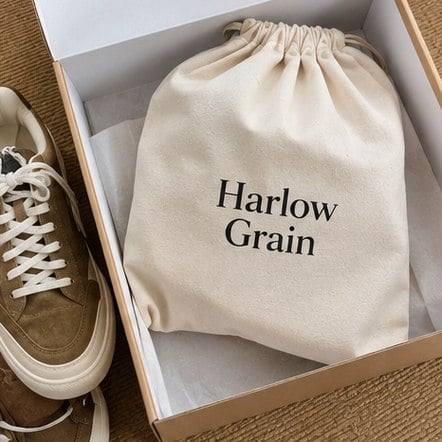 Customized dust bags for footwear brands — harlow grain