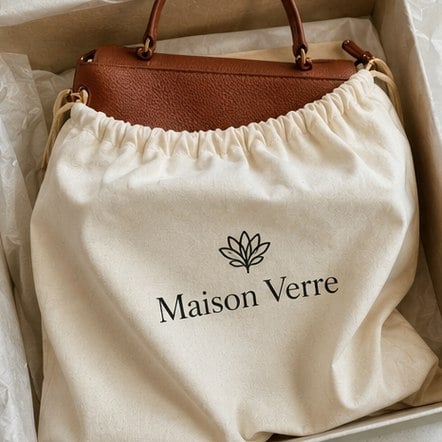 Customized dust bags for handbag and accessory brands — maison verre